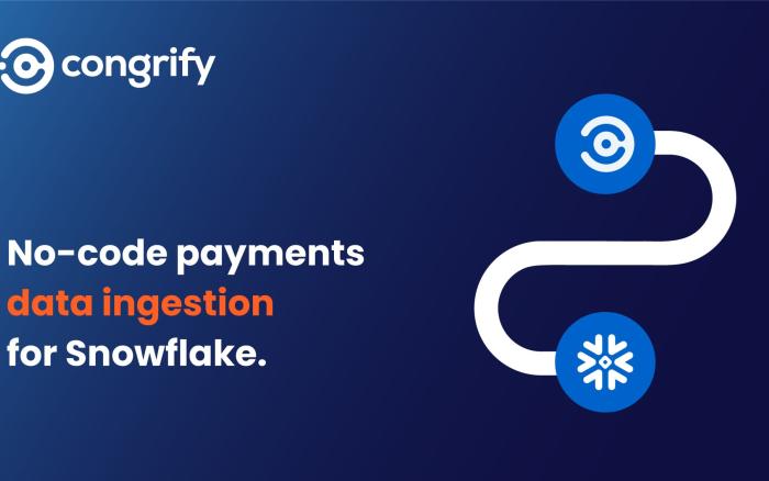 No-code payments data ingestion for Snowflake